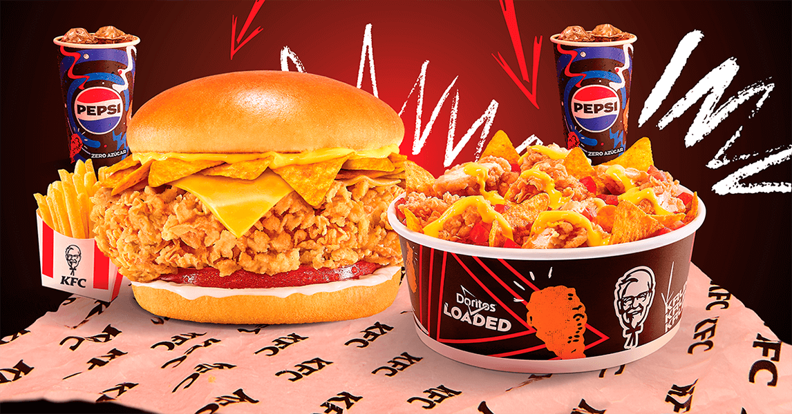 Doritos Bowl y Chicken Sandwich: el flow en el menú de KFC