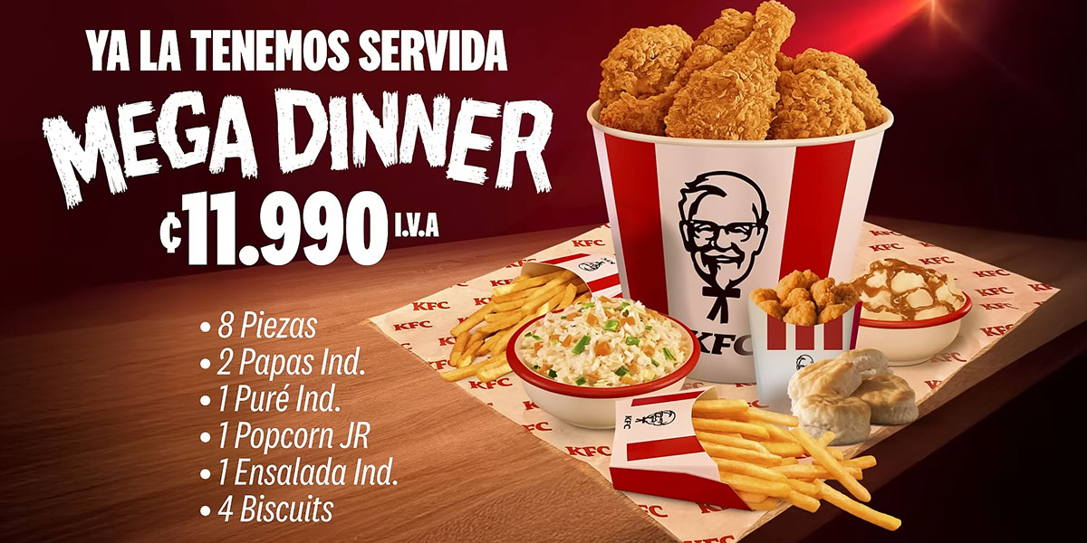 El plan perfecto para compartir en familia: Mega Dinner de KFC