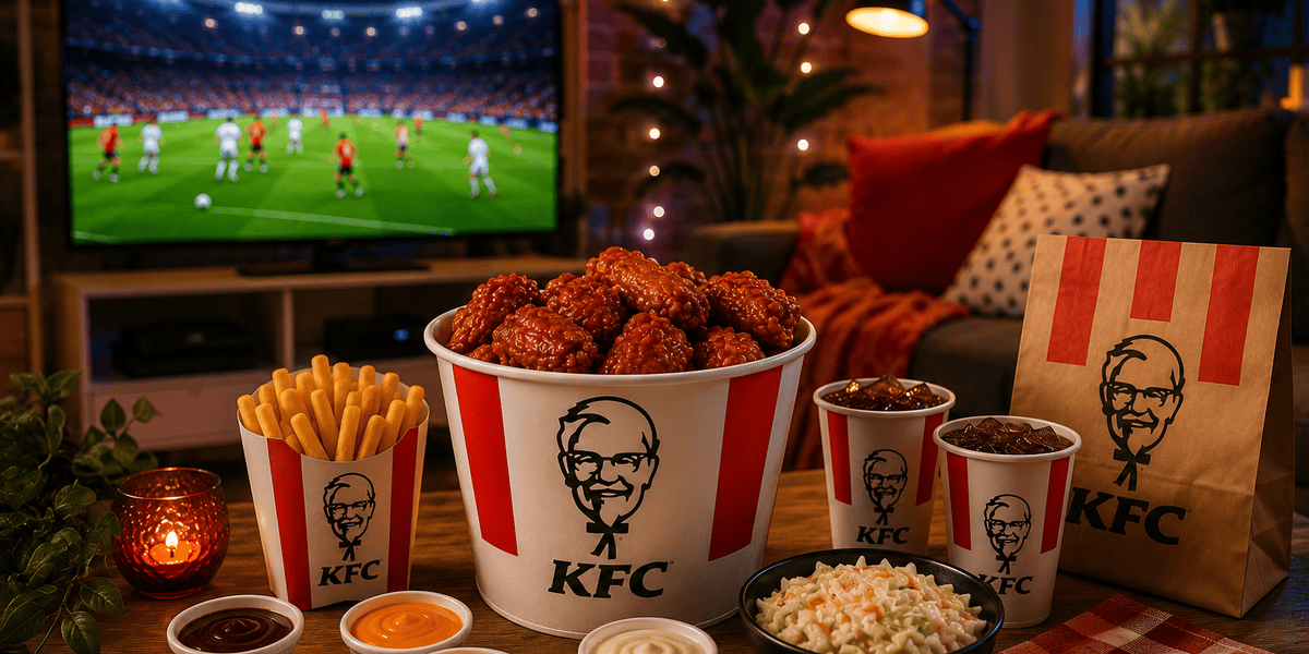 Convertite en el anfitrió del partido con los combos para compartir de KFC